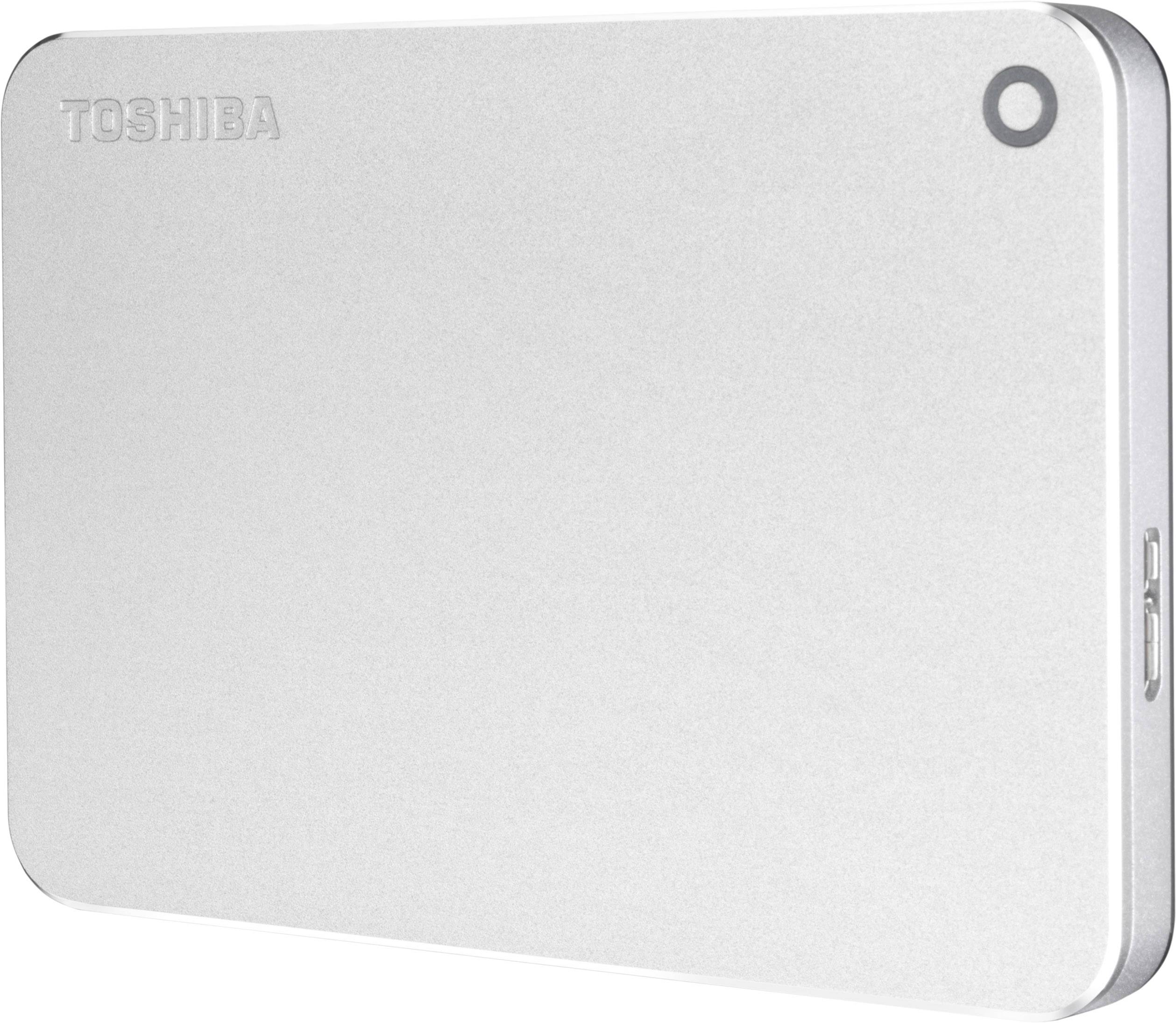 Hard Disk Extern Toshiba Canvio Premium 4TB USB 3.0 Silver Metallic