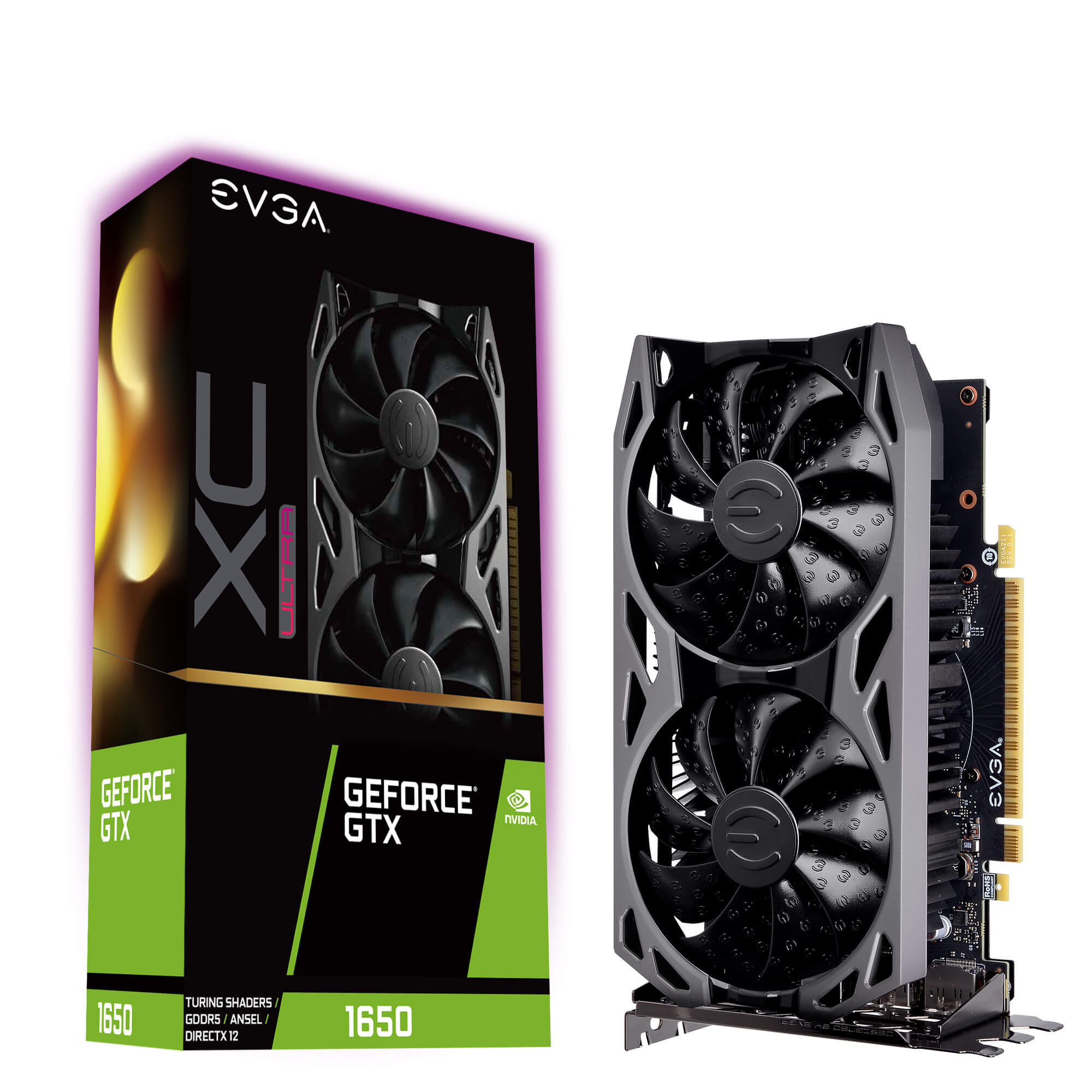 Placa Video EVGA GeForce GTX 1650 XC Ultra OverClocked 4GB GDDR5 128 biti