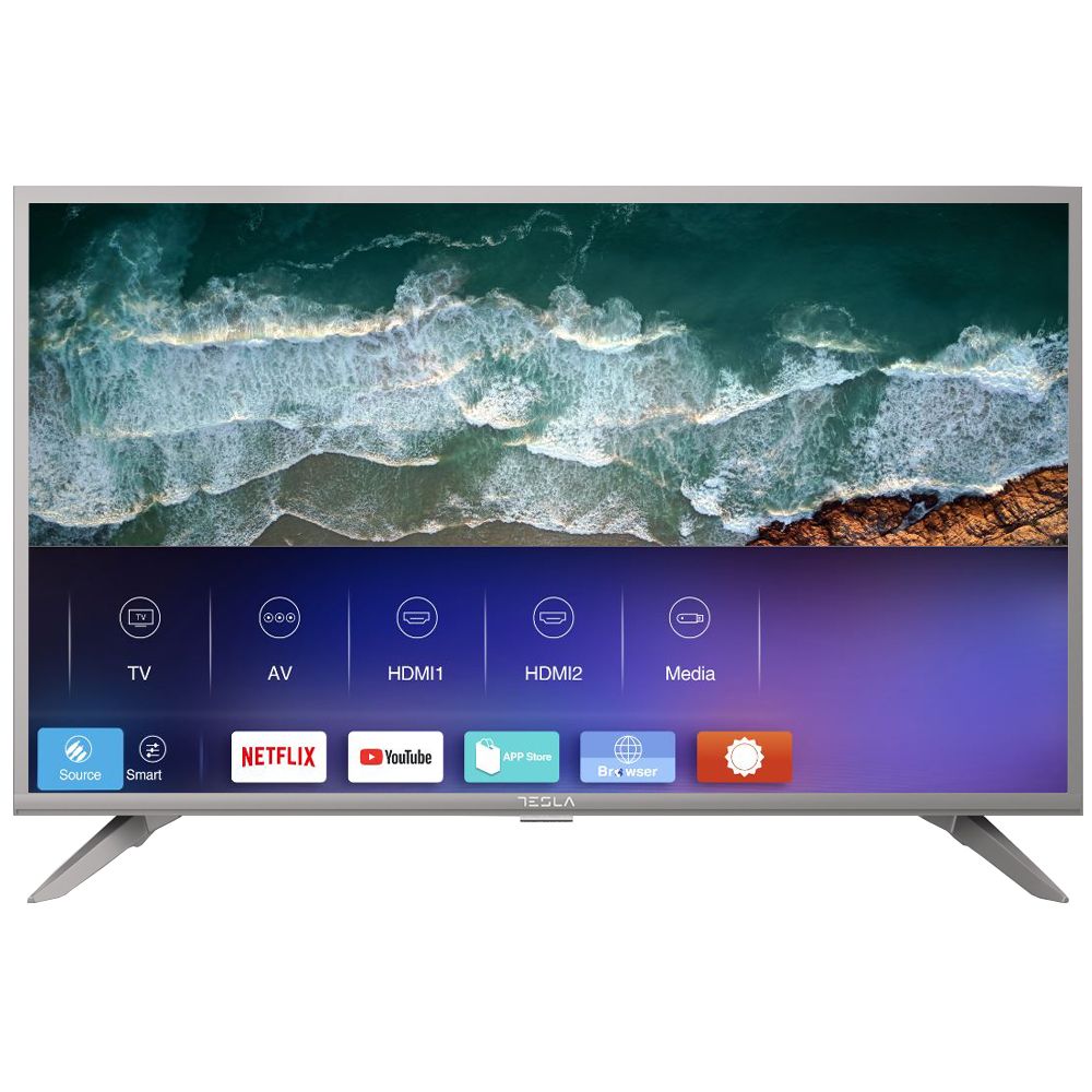 Televizor LED Tesla Smart TV 32T319SHS 81cm HD Ready Argintiu