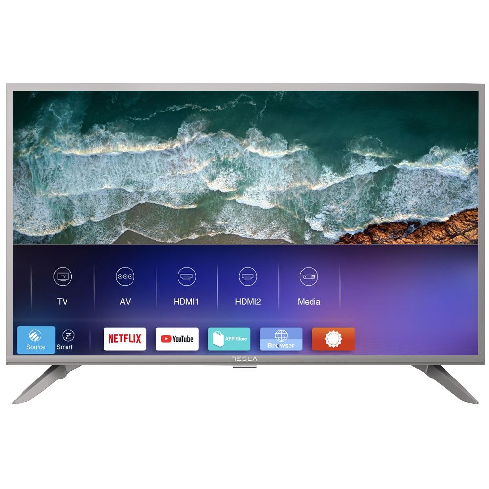 Televizor LED Tesla Smart TV 32T319SH 81cm HD Ready Argintiu