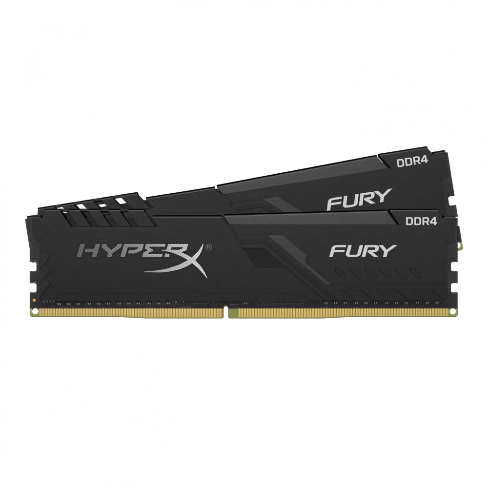 Memorie Desktop Kingston HyperX Fury Black HX432C16FB3K2/8 8GB(2 x 4GB) DDR4 3200MHz CL16