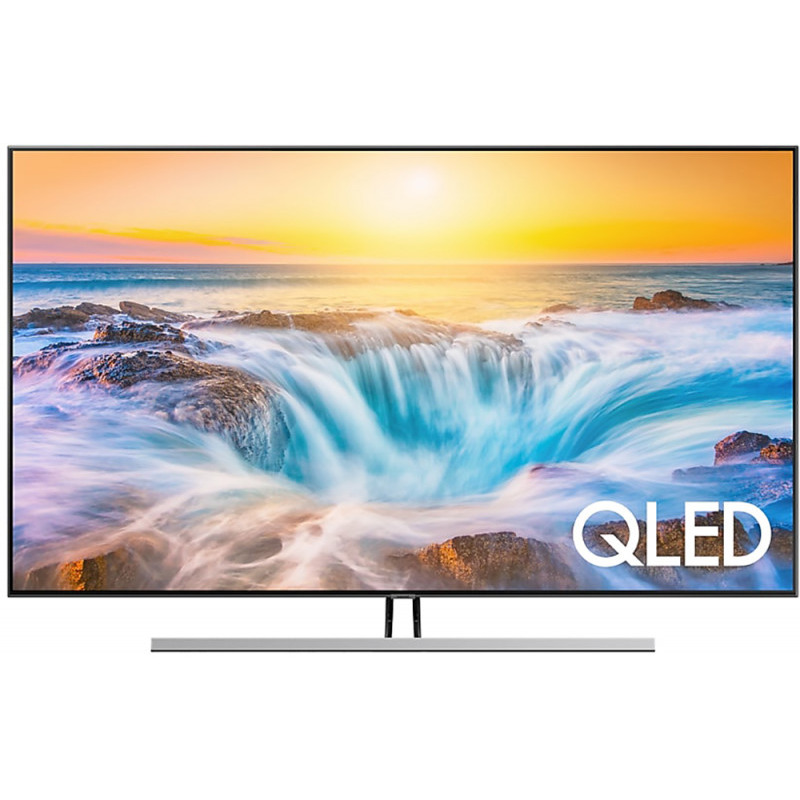 Televizor QLED Samsung Smart TV QE75Q85RA 189cm 4K Ultra HD HDR Argintiu/Gri