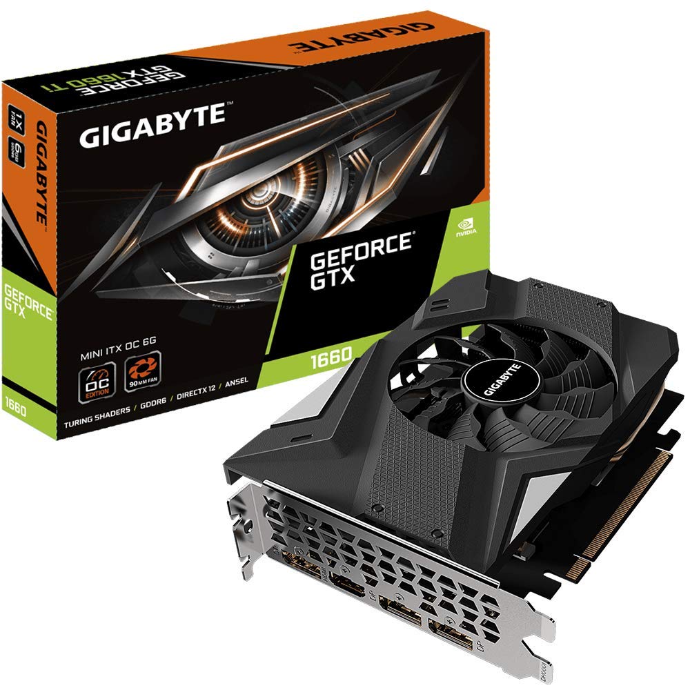 Placa Video Gigabyte GeForce GTX 1660 MINI ITX OC 6GB GDDR5 192 biti