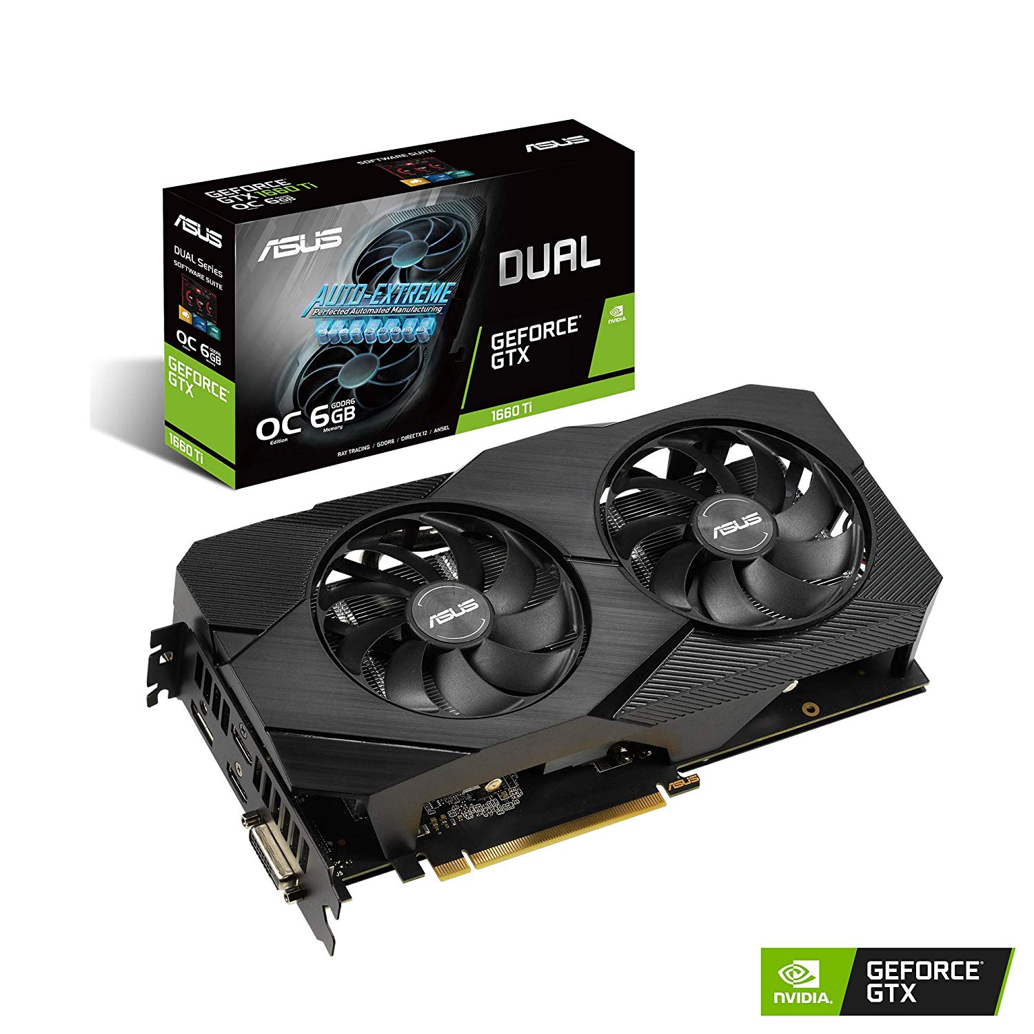 Placa Video ASUS GeForce GTX 1660Ti DUAL EVO OC 6GB GDDR6 192 biti