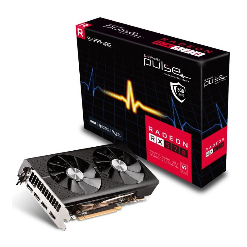 Placa Video Sapphire Radeon RX 570 PULSE 4GB GDDR5 256 biti