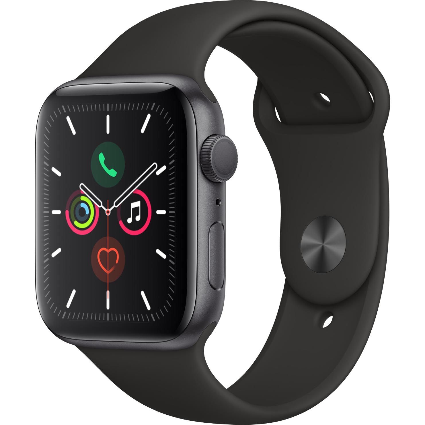 Smartwatch Apple Watch Series 5 GPS + Cellular 40mm 4G Carcasa Space Gray Aluminium Bratara Sport Black