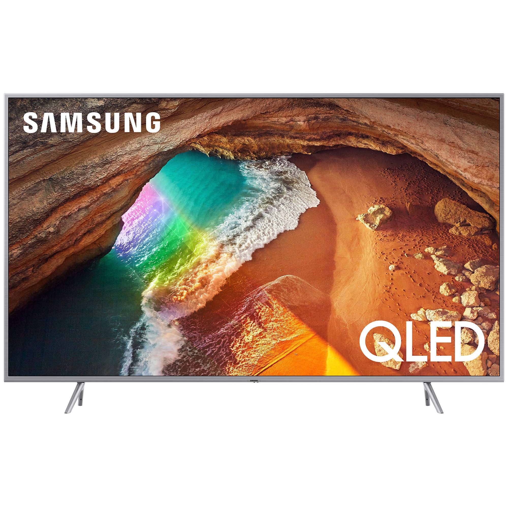 Televizor QLED Samsung Smart TV QE55Q65RAT 138cm 4K Ultra HD Argintiu