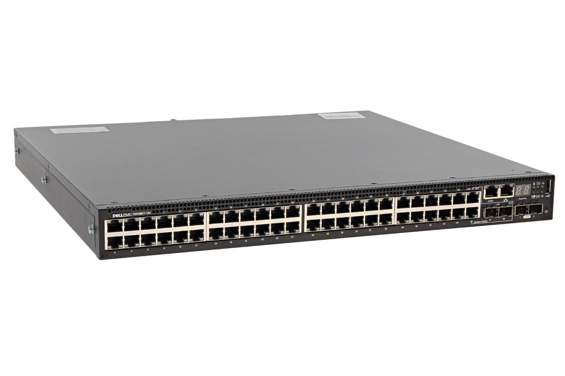 Switch Dell N3024ET-ON cu management fara PoE 48x1000Mbps-RJ45 + 2xCombo GbE + 2xSFP+