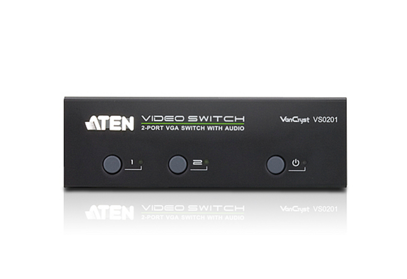 Switch VGA/Audio Aten VS0201 2 porturi Rezolutie 1920x1440