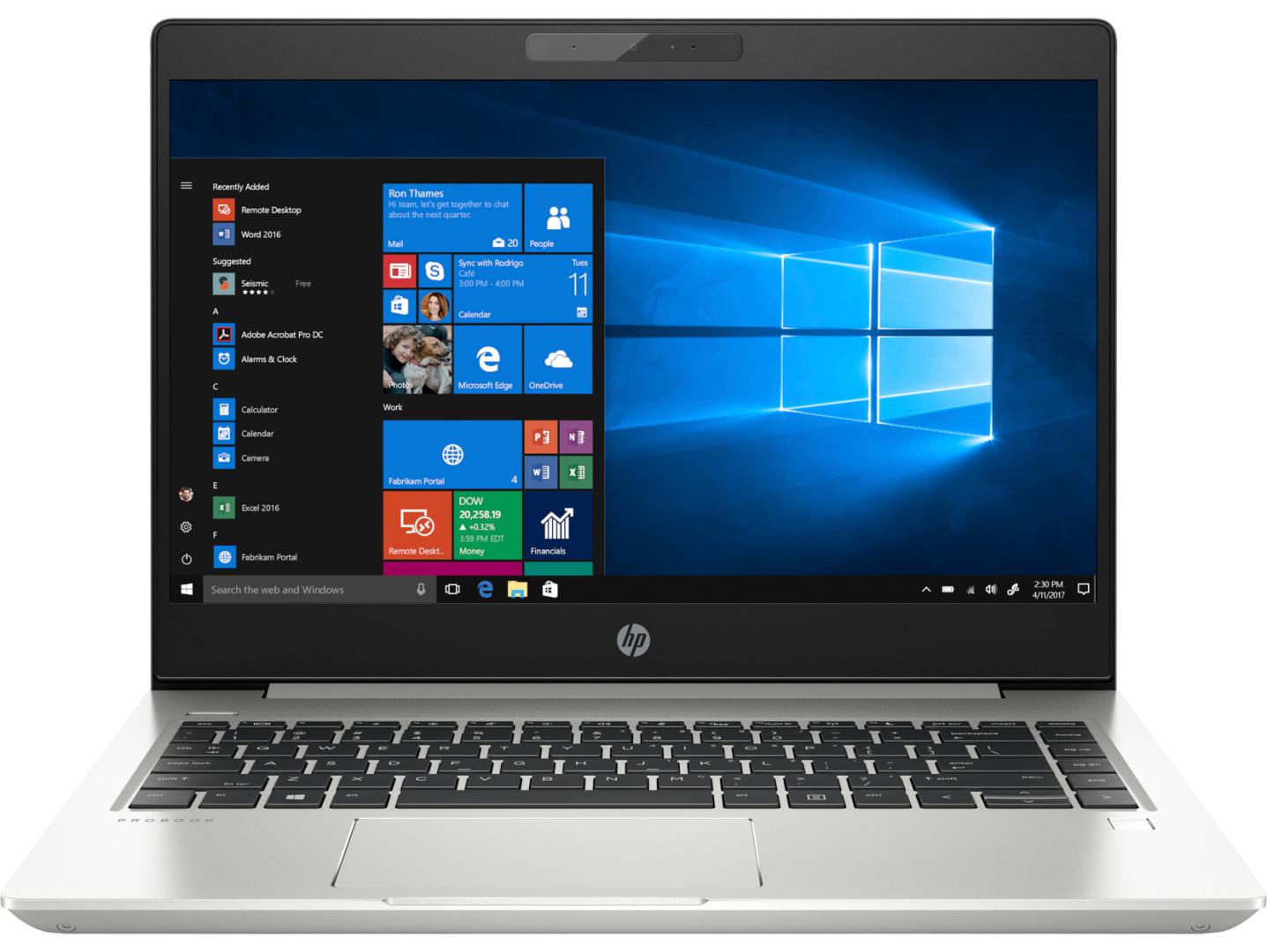 Notebook HP ProBook 440 G6 14 Full HD Intel Core i7-8565U MX130-2GB RAM 8GB SSD 256GB Windows 10 Pro Argintiu