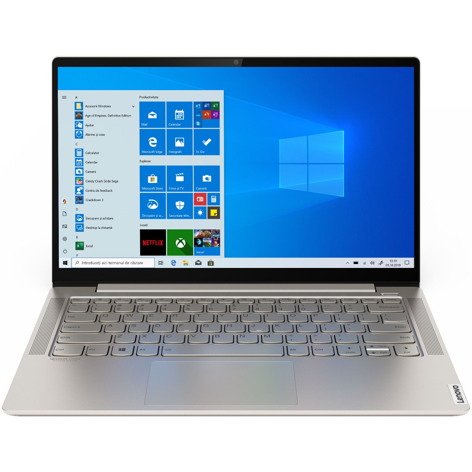 Ultrabook Lenovo Yoga S740 14 Ultra HD Intel Core i7-1065G7 RAM 16GB SSD 1TB Windows 10 Home Argintiu