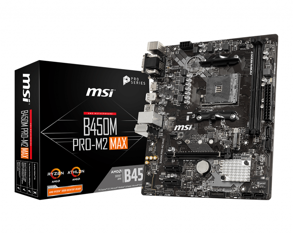 Placa de baza MSI B450M PRO-M2 MAX Socket AM4