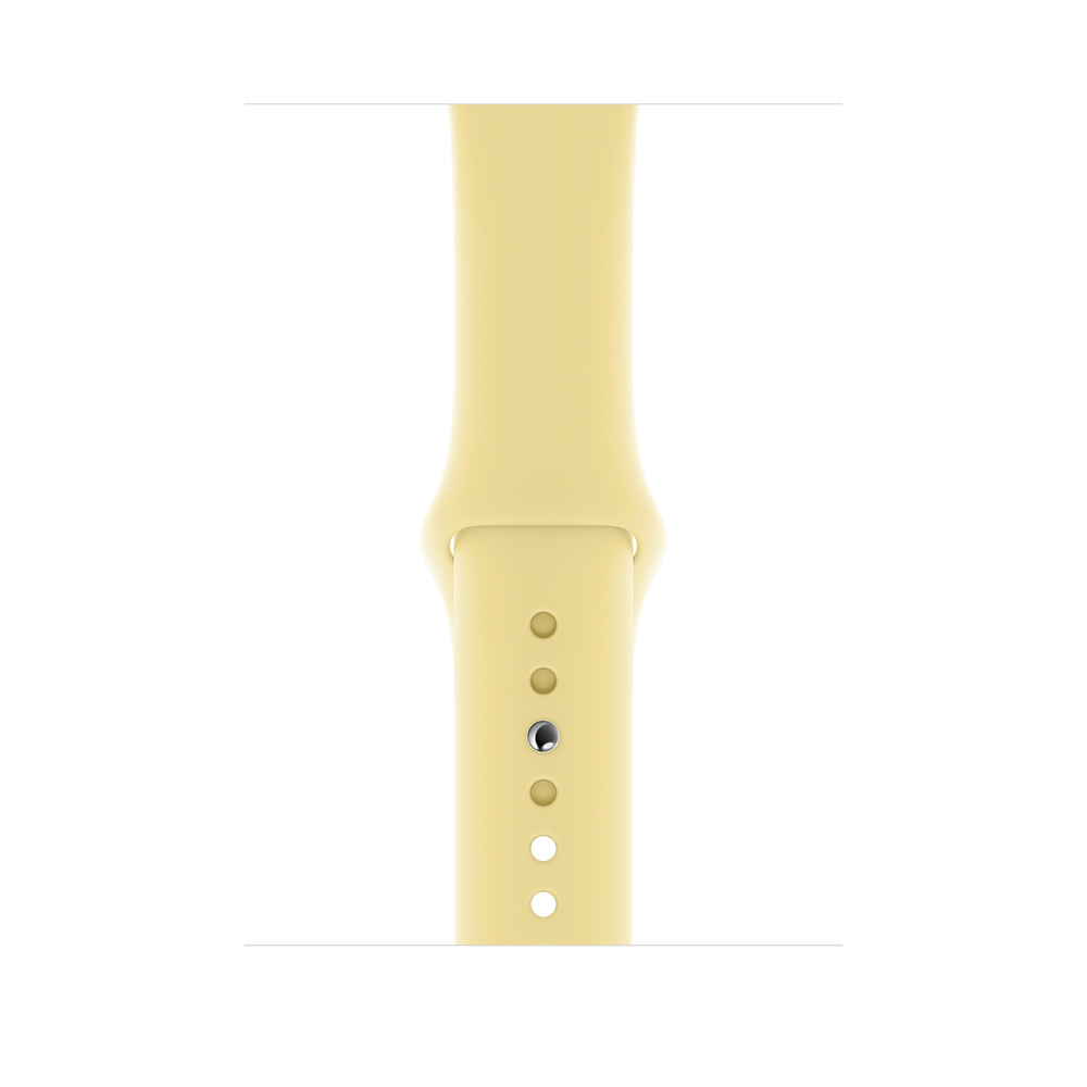 Curea Smartwatch Apple pentru Apple Watch 44mm Lemon Cream S/M & M/L