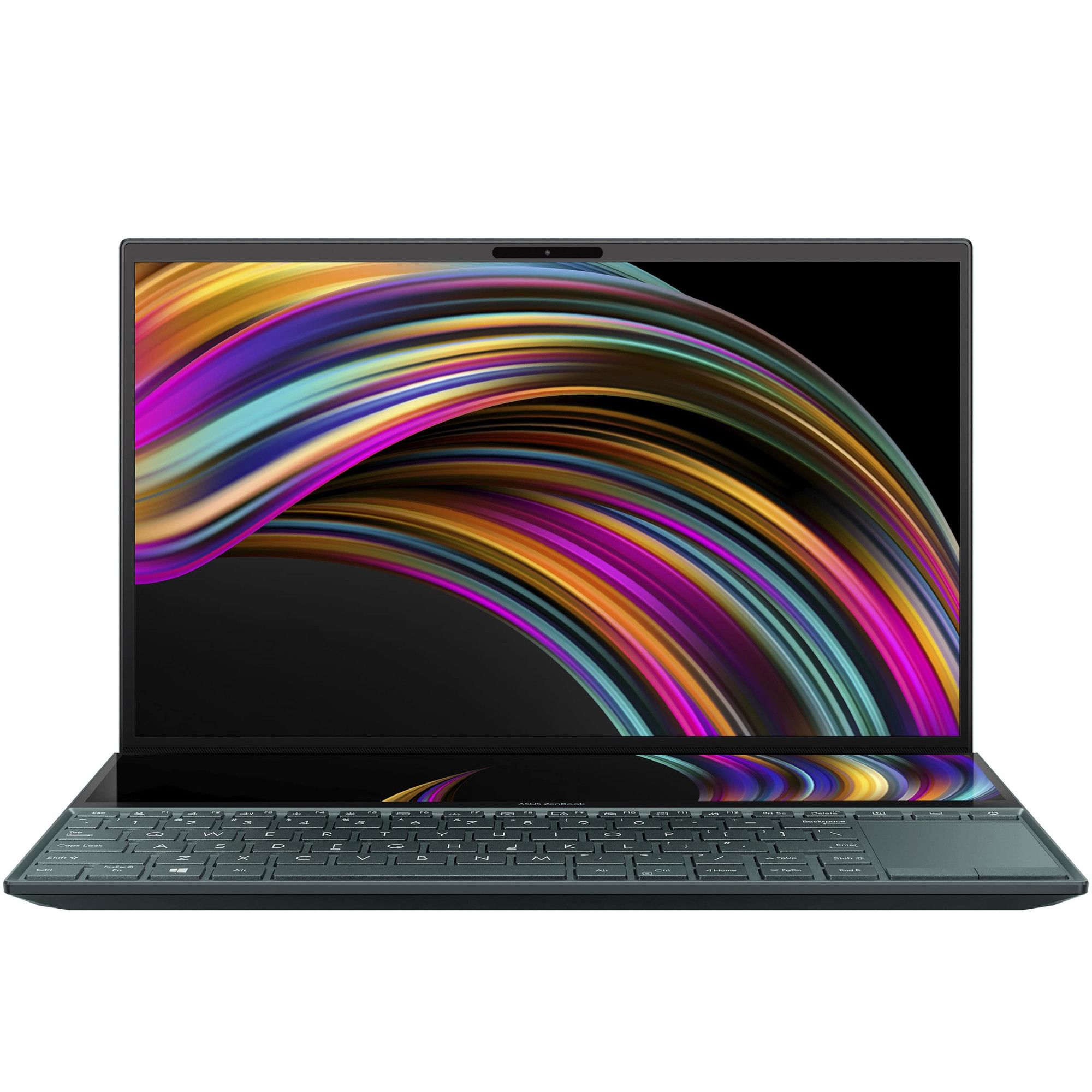 Ultrabook Asus ZenBook Pro Duo UX481FL 14 Full HD Intel Core i5-10210U MX250-2GB RAM 8GB SSD 512GB Windows 10 Home Albastru