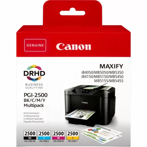 Pachet 4 Cartuse Inkjet Canon PGI-2500 Yellow Magenta Cyan Black