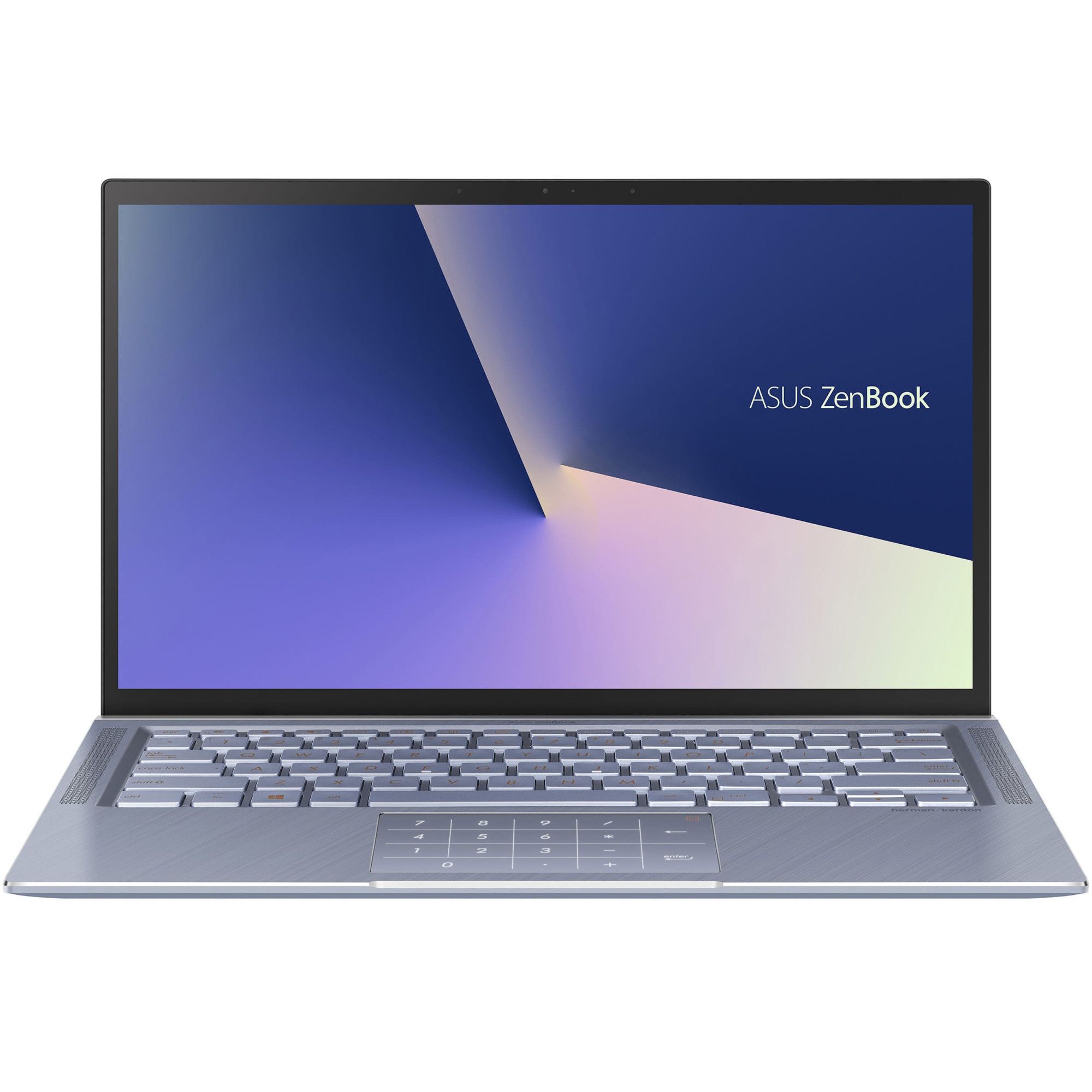 Ultrabook Asus ZenBook UX431FA 14 Full HD Intel Core i5-10210U RAM 8GB SSD 512GB No OS Albastru