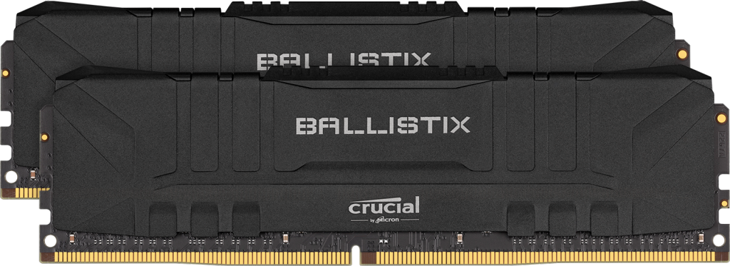 Memorie Desktop Micron Crucial Ballistix 16GB(2 x 8GB) DDR4 3200MHz Black