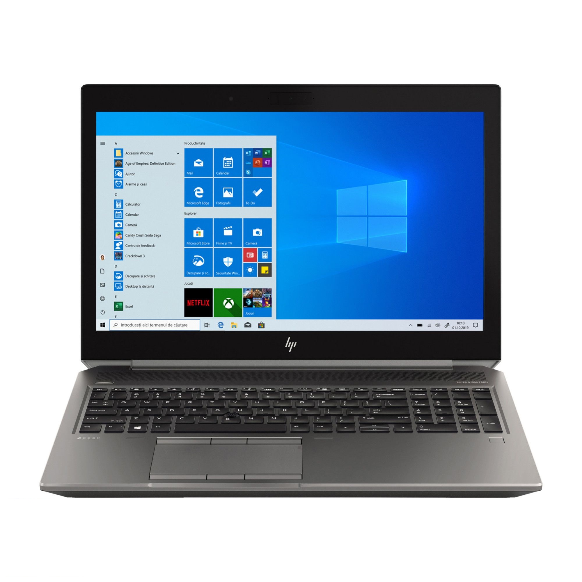 Notebook HP Zbook 15 G6 15.6 Full HD Intel Core i7-9750H Quadro T1000-4GB RAM 32GB SSD 1TB Windows 10 Pro Negru