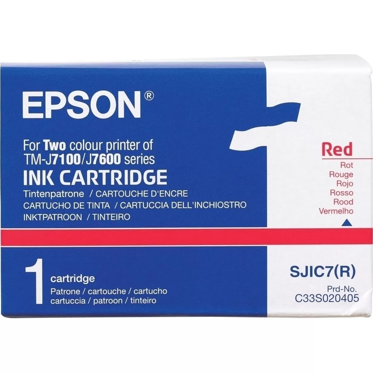 Cartus Inkjet Epson SJIC7(R) Red pentru TM-J7100 TM-J7600