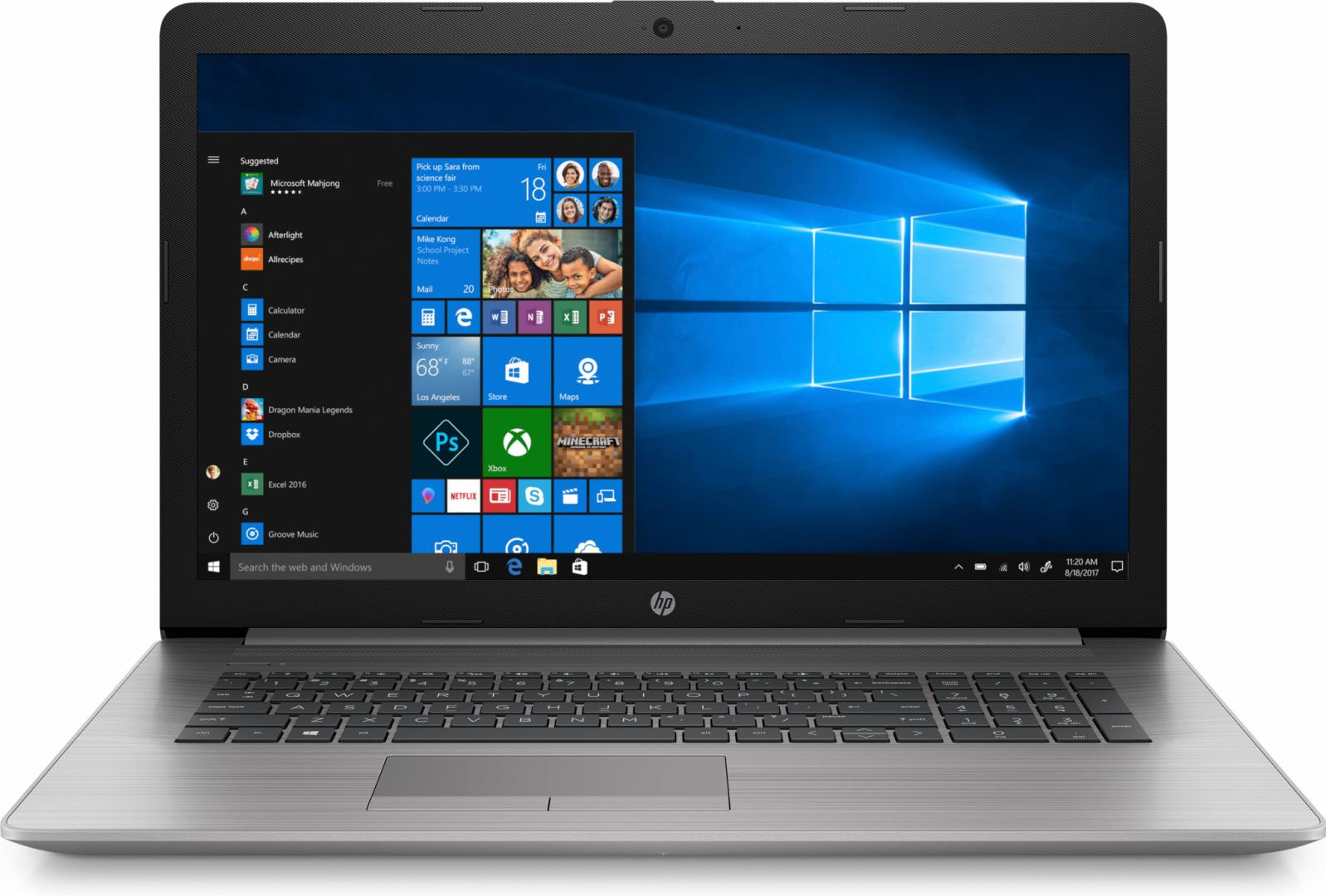 Notebook HP ProBook 470 G7 17.3" Full HD Intel Core i7-10510U Radeon 530-2GB RAM 8GB SSD 256GB Windows 10 Pro Argintiu