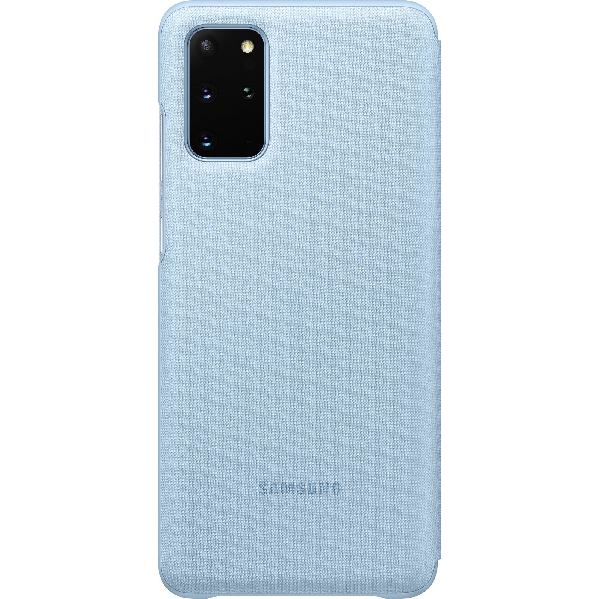 Husa Samsung LED View Cover pentru Galaxy S20 Plus Sky Blue