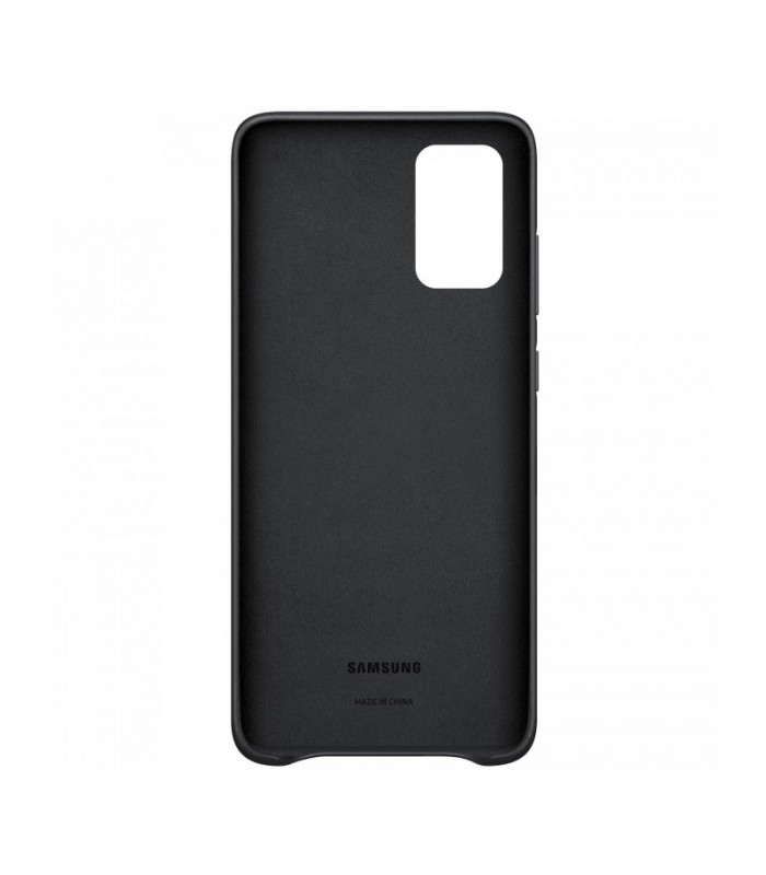 Capac protectie spate Samsung Leather Cover pentru Galaxy S20 Plus Black