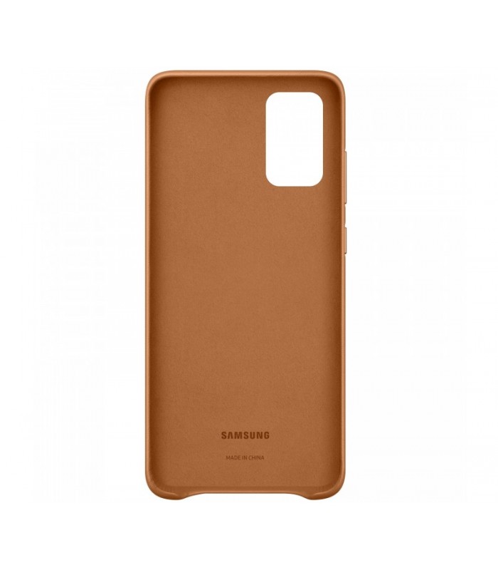 Capac protectie spate Samsung Leather Cover pentru Galaxy S20 Plus Beown