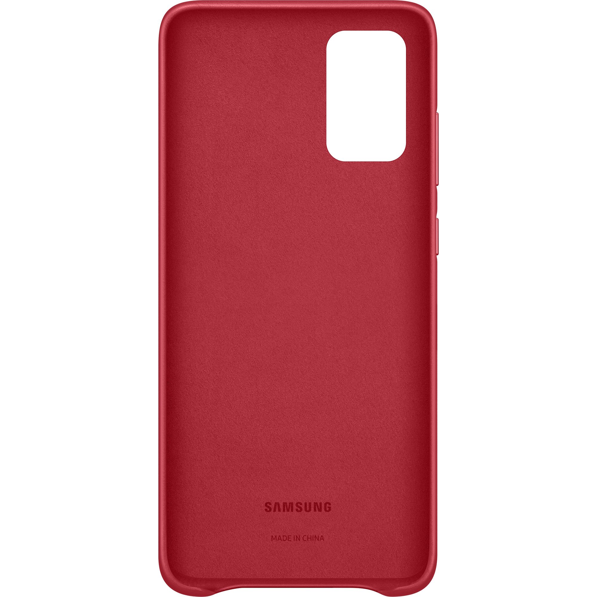 Capac protectie spate Samsung Leather Cover pentru Galaxy S20 Plus Red