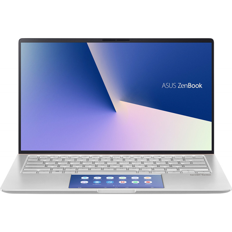 Ultrabook Asus ZenBook UX434FLC 14 Full HD Intel Core i7-10510U MX250-2GB RAM 16GB SSD 512GB Windows 10 Argintiu