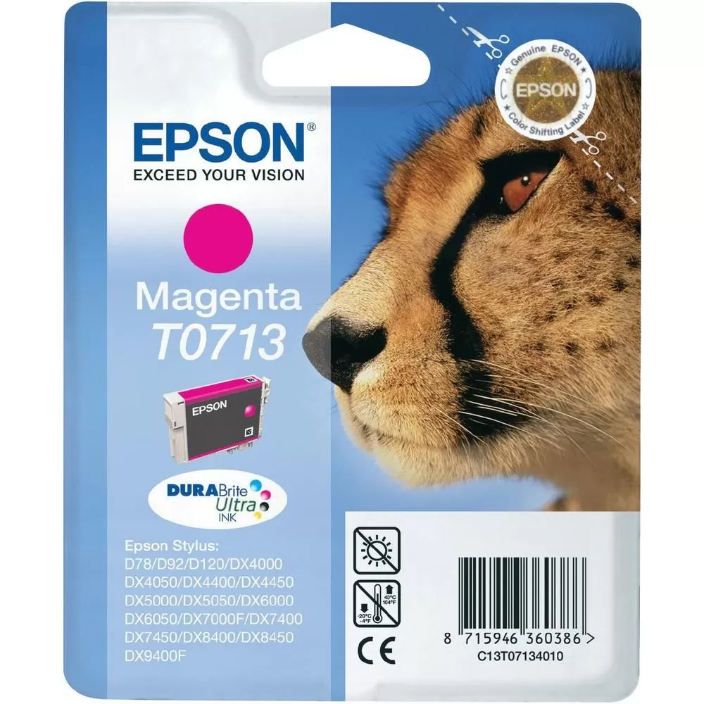 Cartus Inkjet Epson T0713 5.5ml Magenta