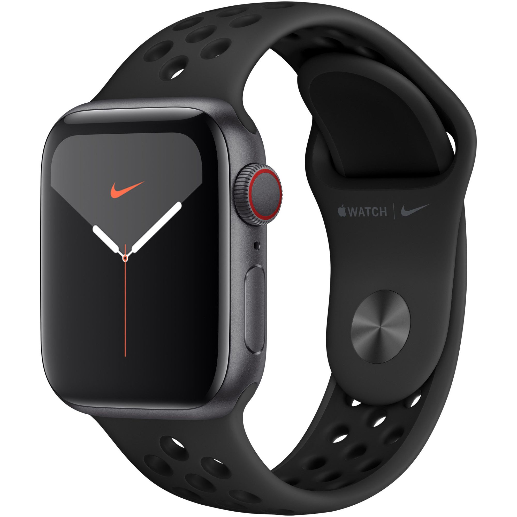 Smartwatch Apple Watch Nike 5 GPS + Cellular 40mm 4G Carcasa Space Gray Aluminium Bratara Anthracite/Black Nike Sport - S/M & M/L