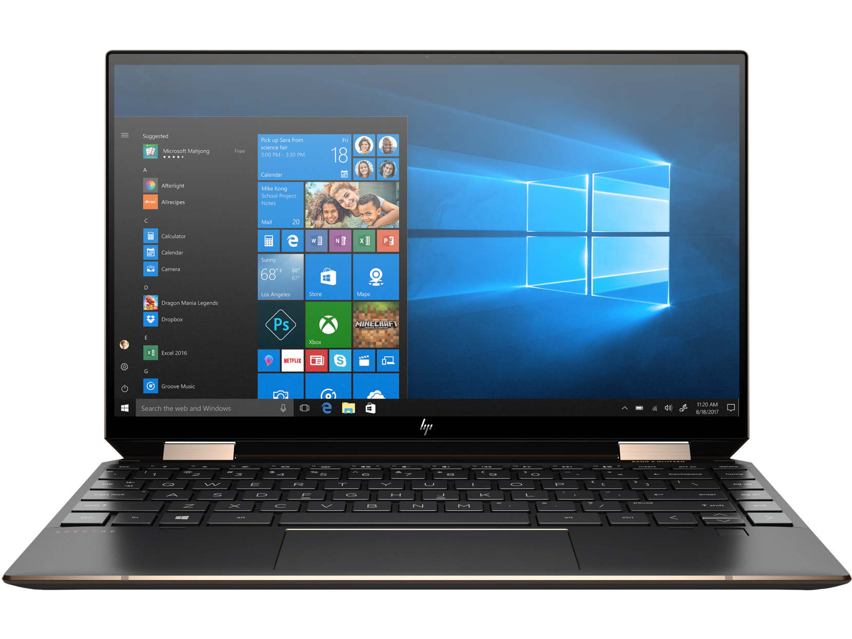 Ultrabook HP Spectre x360 13-aw0036nn 13.3 Full HD Touch Intel Core i7-1065G7 RAM 8GB SSD 512GB Windows 10 Home Plus Negru