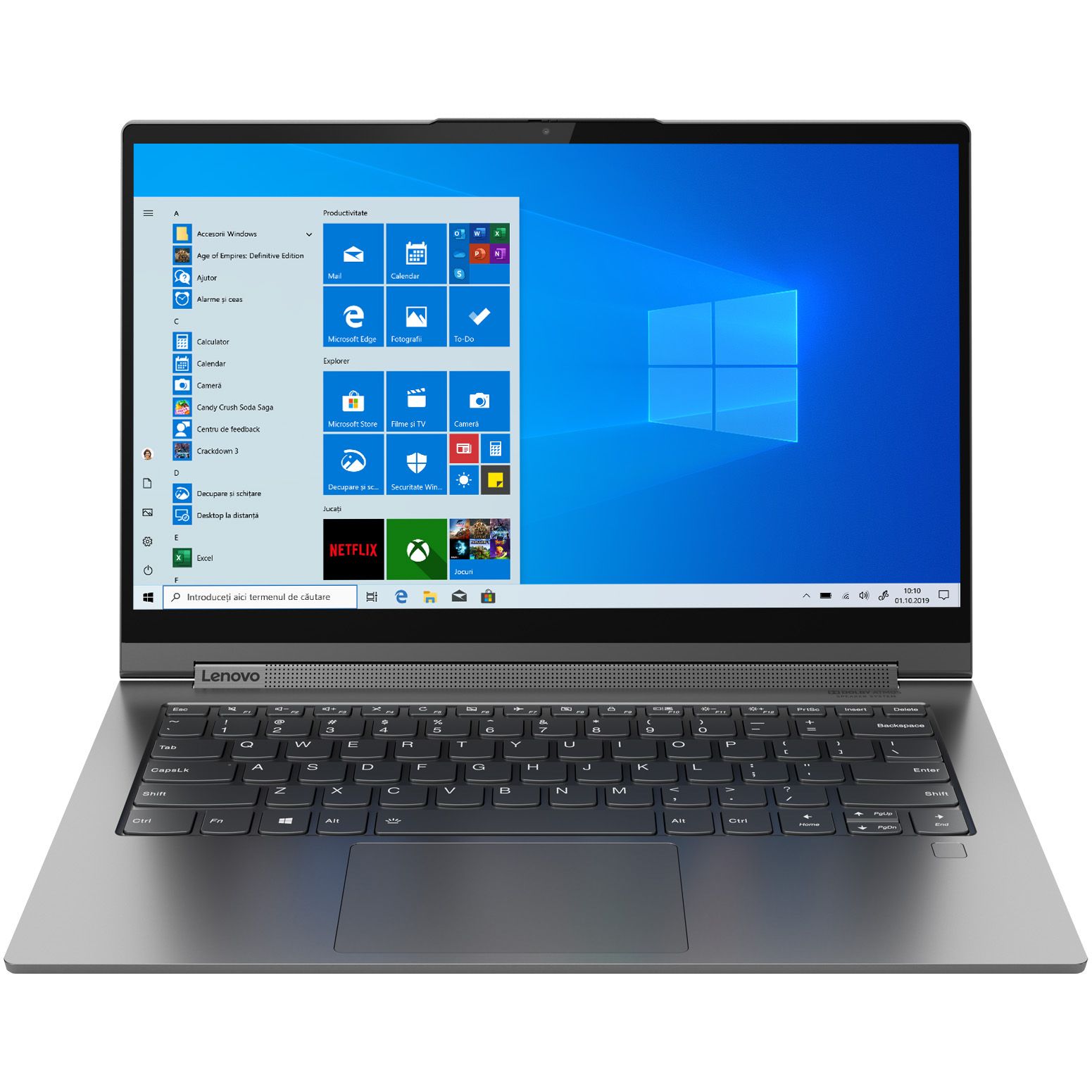 Ultrabook Lenovo Yoga C940 14 Ultra HD Touch Intel Core i7-1065G7 RAM 16GB SSD 1TB Windows 10 Home Gri