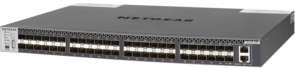 Switch Netgear XSM4348FS cu management cu PoE 46x1000Mbps RJ45 2x10000Mbps 2x SFP+