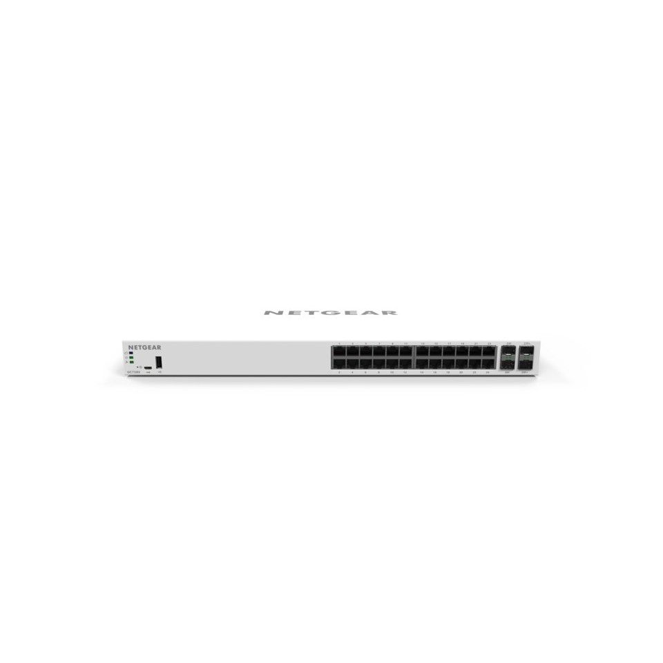 Switch Netgear GC728XP cu management cu PoE 24x1000Mbps RJ45 + 2xSFP + 2xSFP+