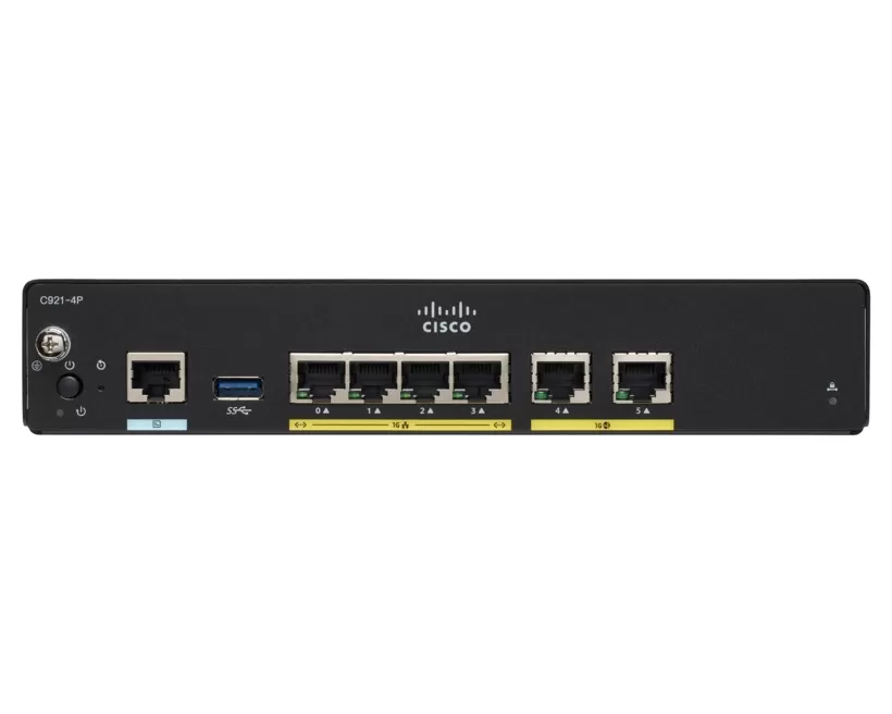 Router Cisco C927-4P WAN:1xGigabit LAN:4x10/100/1000Mbps RJ45
