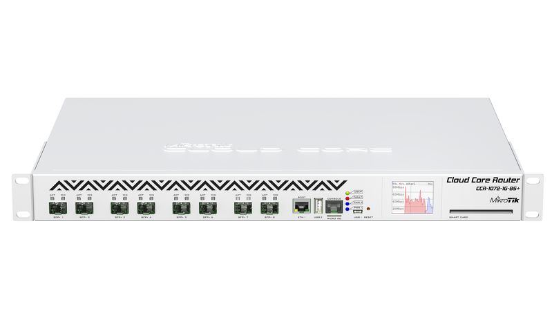 Router Mikrotik CCR1072-1G-8S+ WAN:1xGigabit fara WiFi