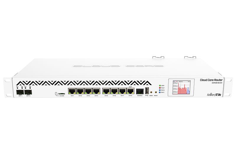 Router Mikrotik CCR1036-8G-2S+EM 8x10/100/1000Mbps RJ45 2xSFP+ fara WiFi