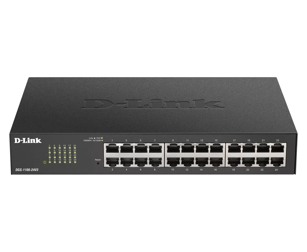 Switch D-Link DGS-1100-24V2  cu management  fara PoE  24x1000Mbps-RJ45