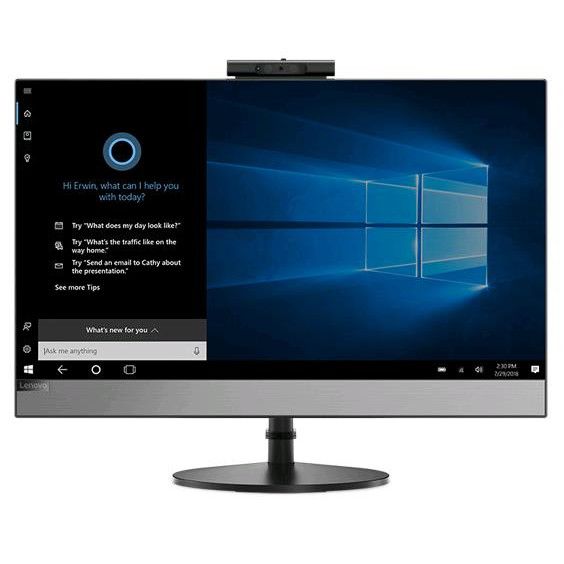 Sistem All-In-One Lenovo V530 23.8 Full HD Intel Core i3-9100T RAM 8GB SSD 256GB FreeDOS Negru