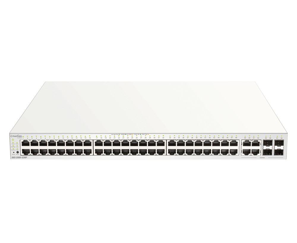 Switch D-Link DBS-2000-52MP cu management cu PoE 48x1000Mbps-RJ45 4xSFP