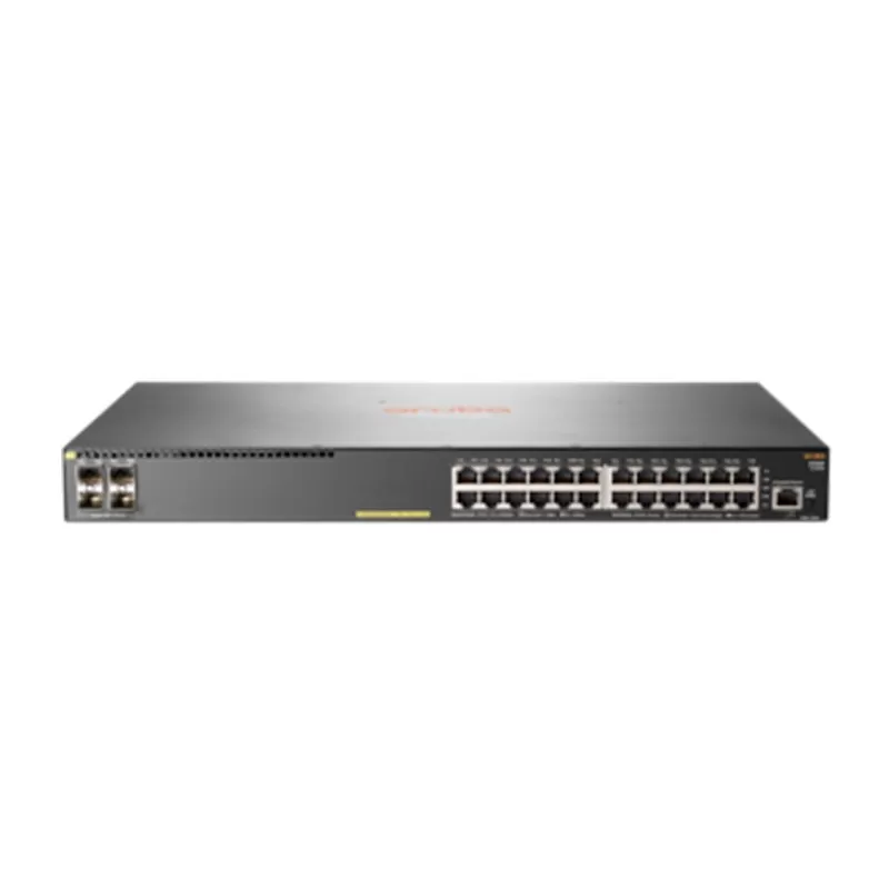 Switch HP Aruba 2930F  cu management  cu PoE  24x1000Mbps RJ45 + 4xSFP+  128 Gbps