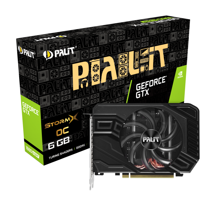 Placa Video Palit GeForce GTX 1660 SUPER StormX OC 6GB GDDR6 192 biti