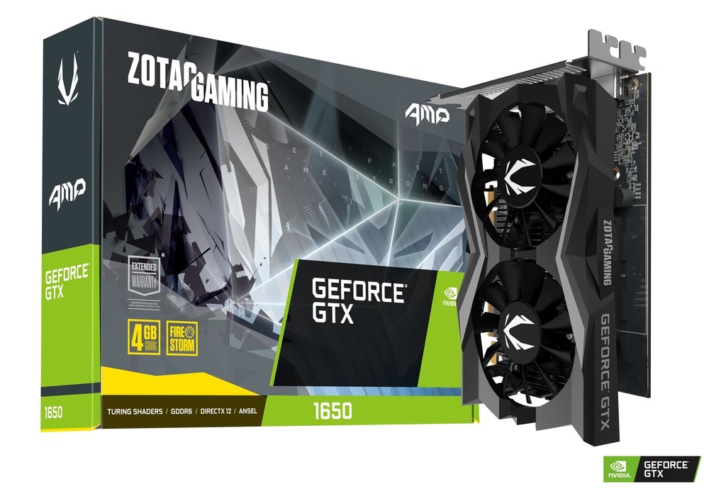 Placa Video Zotac GeForce GTX 1650 AMP Gaming 4GB GDDR6 128 biti