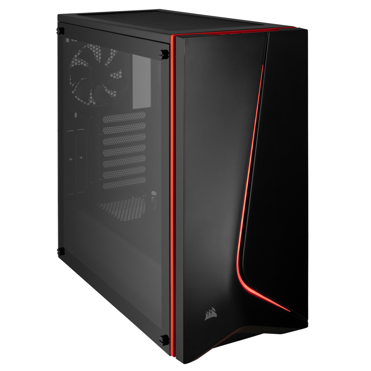 Carcasa PC Corsair Carbide Spec-06 Tempered Glass Black