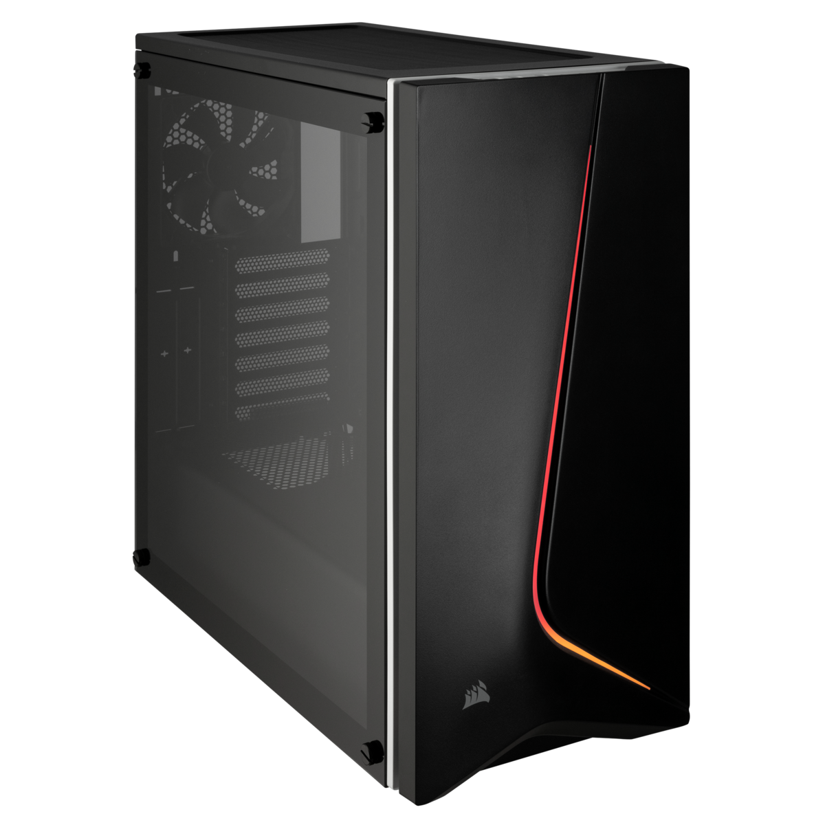 Carcasa PC Corsair Carbide Spec-06 RGB Tempered Glass Black