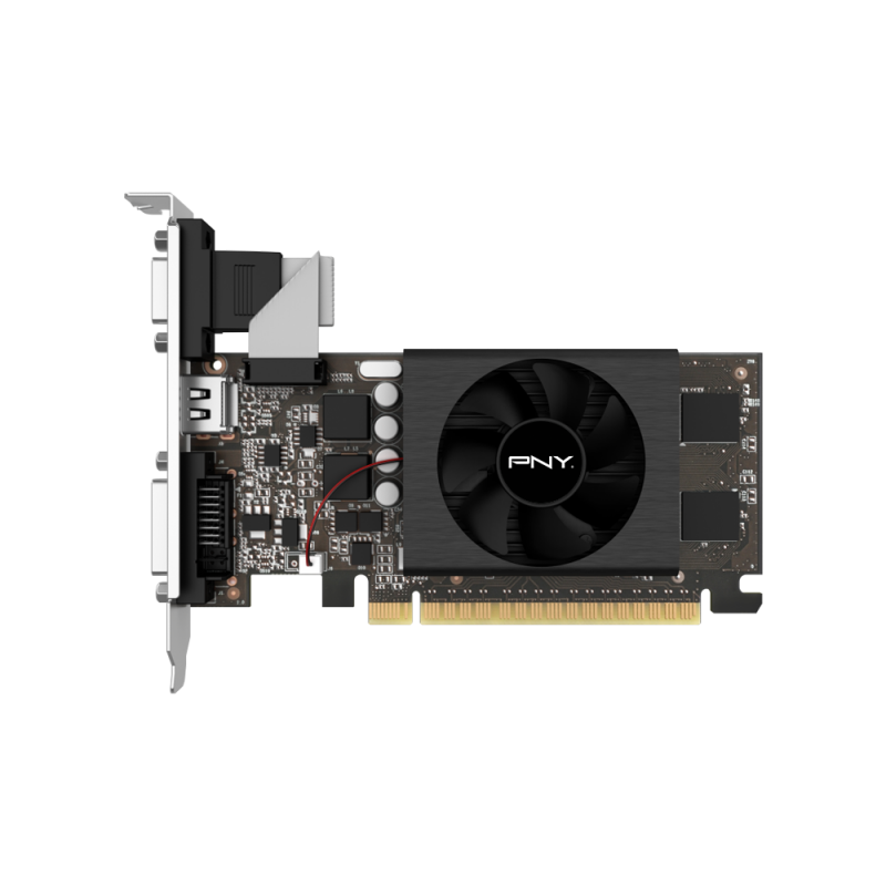 Placa Video PNY GeForce GT 710 Single Fan 2GB DDR3 64 biti