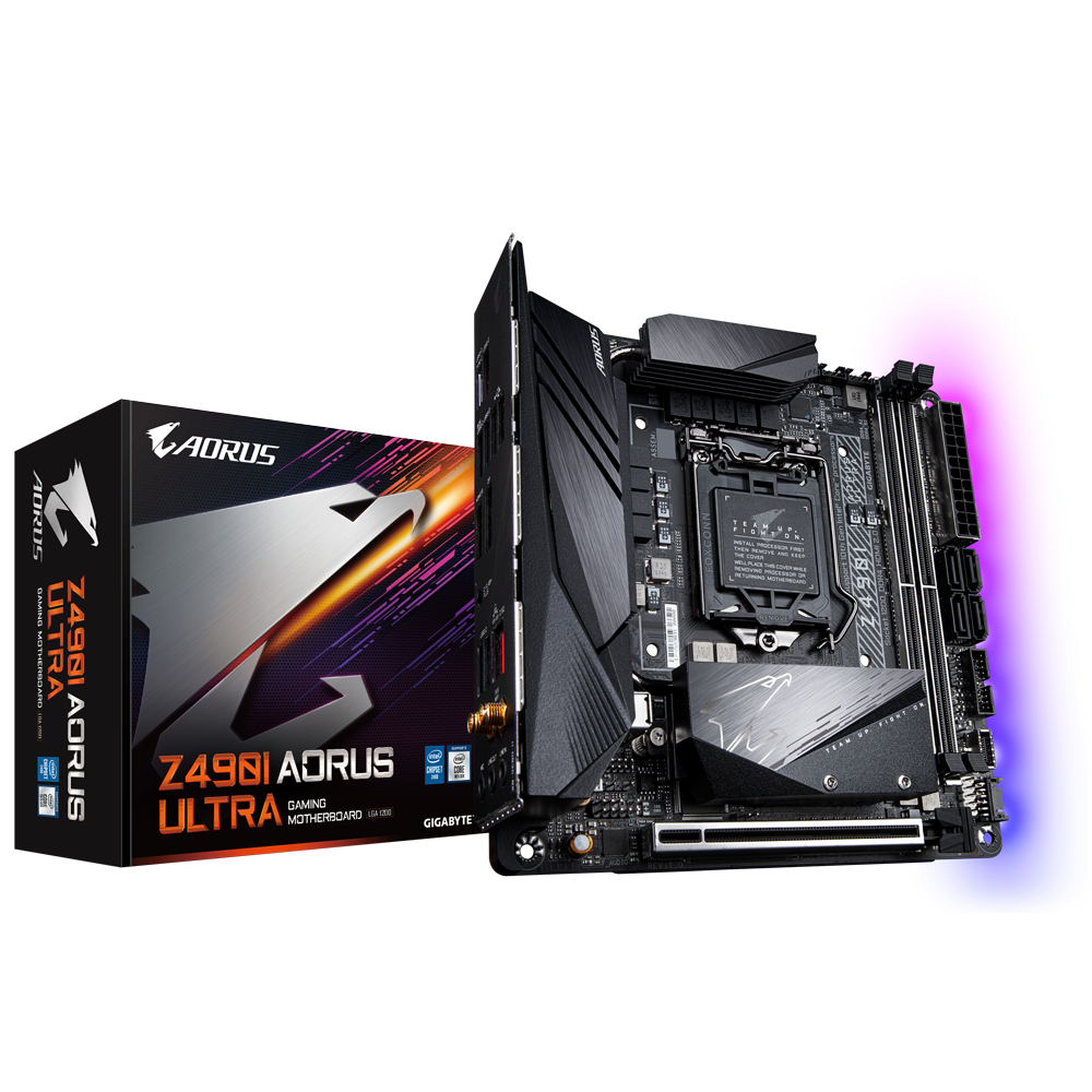 Placa de baza Gigabyte Z490I AORUS ULTRA Socket 1200