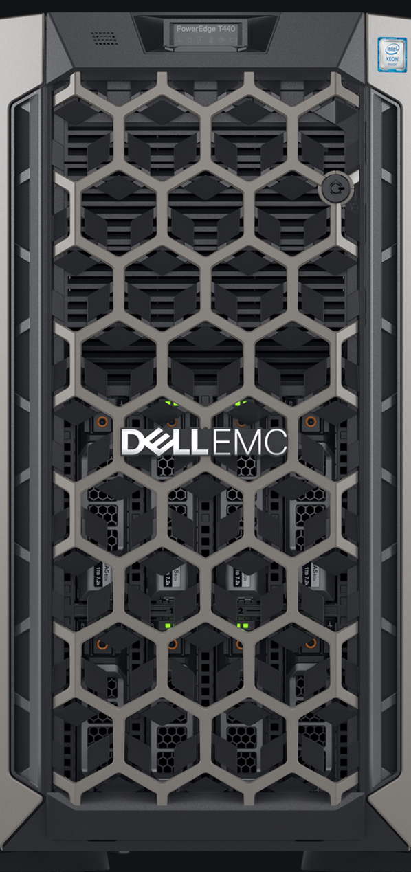 Server Dell PowerEdge T440 2xIntel Xeon Bronze 3106 2x8GB RAM 2x4TB HDD 8xLFF PERC H330 495W Dual HotPlug