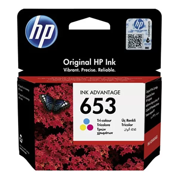 Cartus Inkjet HP 653 Cyan Magenta Yellow